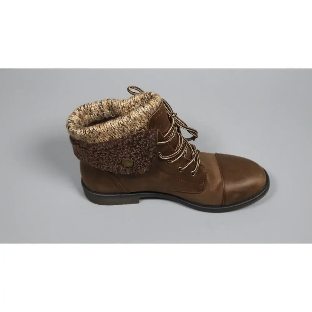 CLIFFS BY WHITE MOUNTAIN Women's Duena Hiking Style Boot Brown Size 9